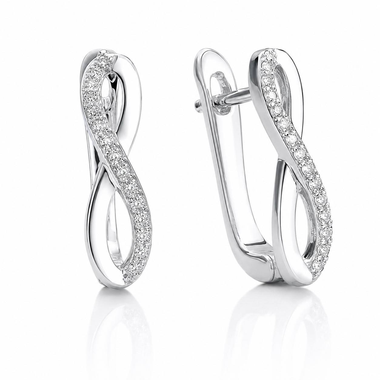 Infinity Glow Ohrringe – 925 Sterling Silber