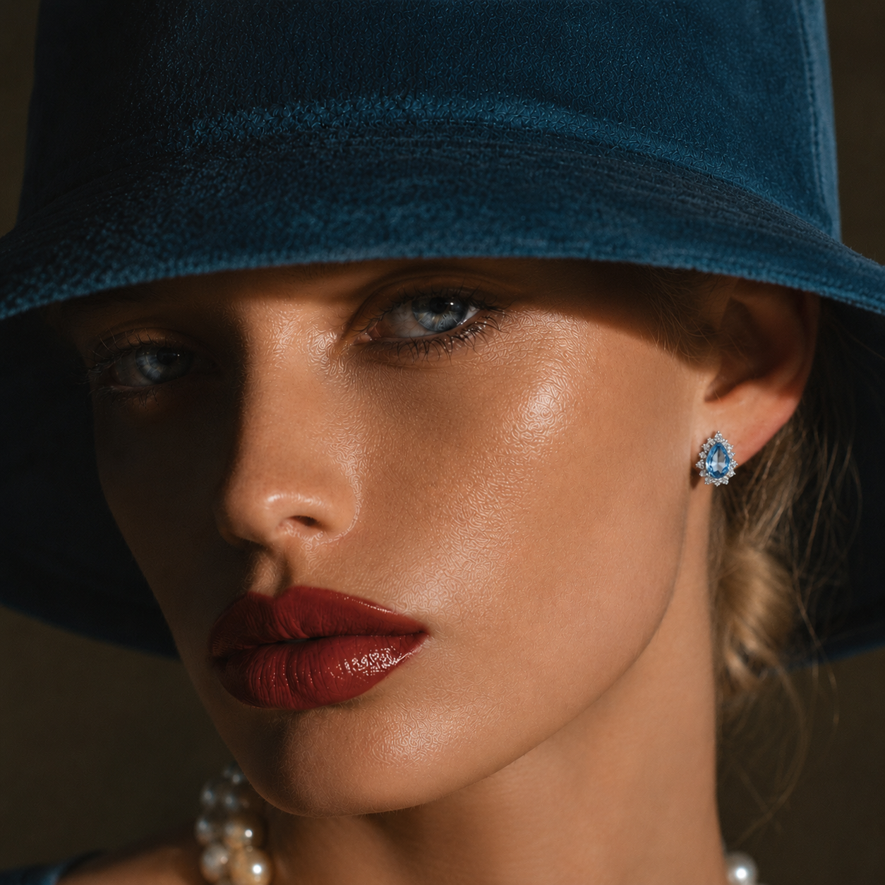 Royal Drop Earrings - 925 Sterling Silver