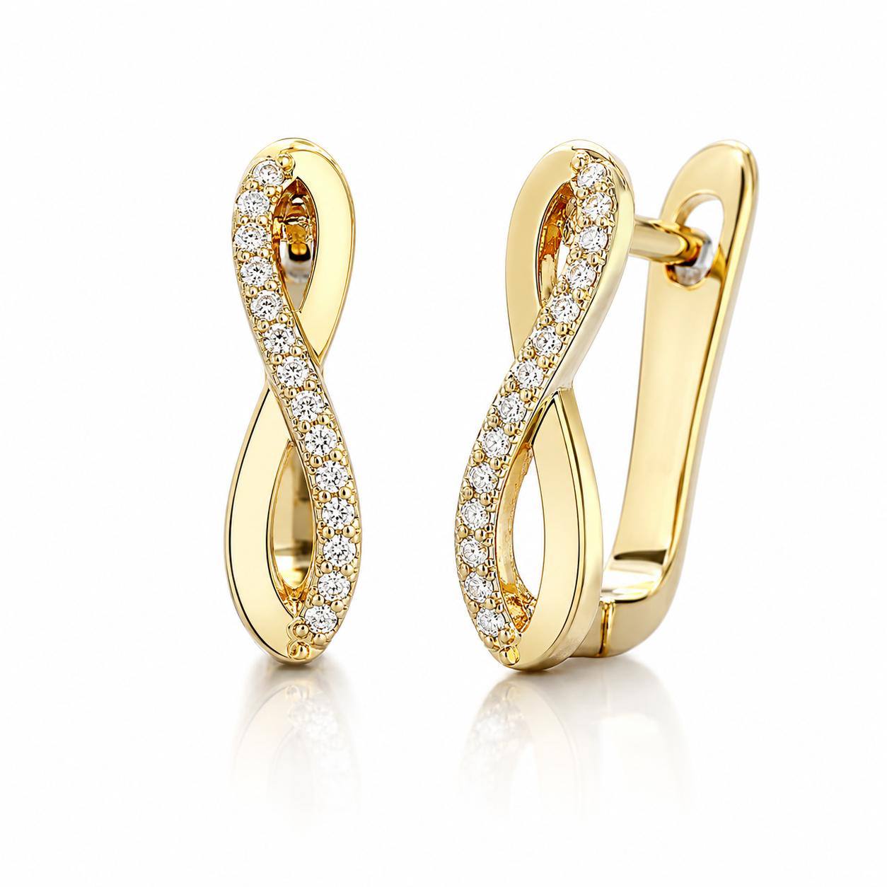 Infinity Glow Ohrringe – Gold